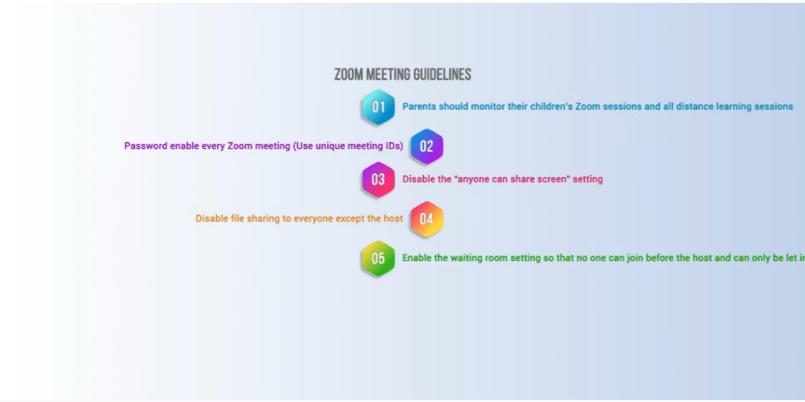  1:11 / 1:37 Guidance for Protecting Against Zoombombing in Zoom Meetings